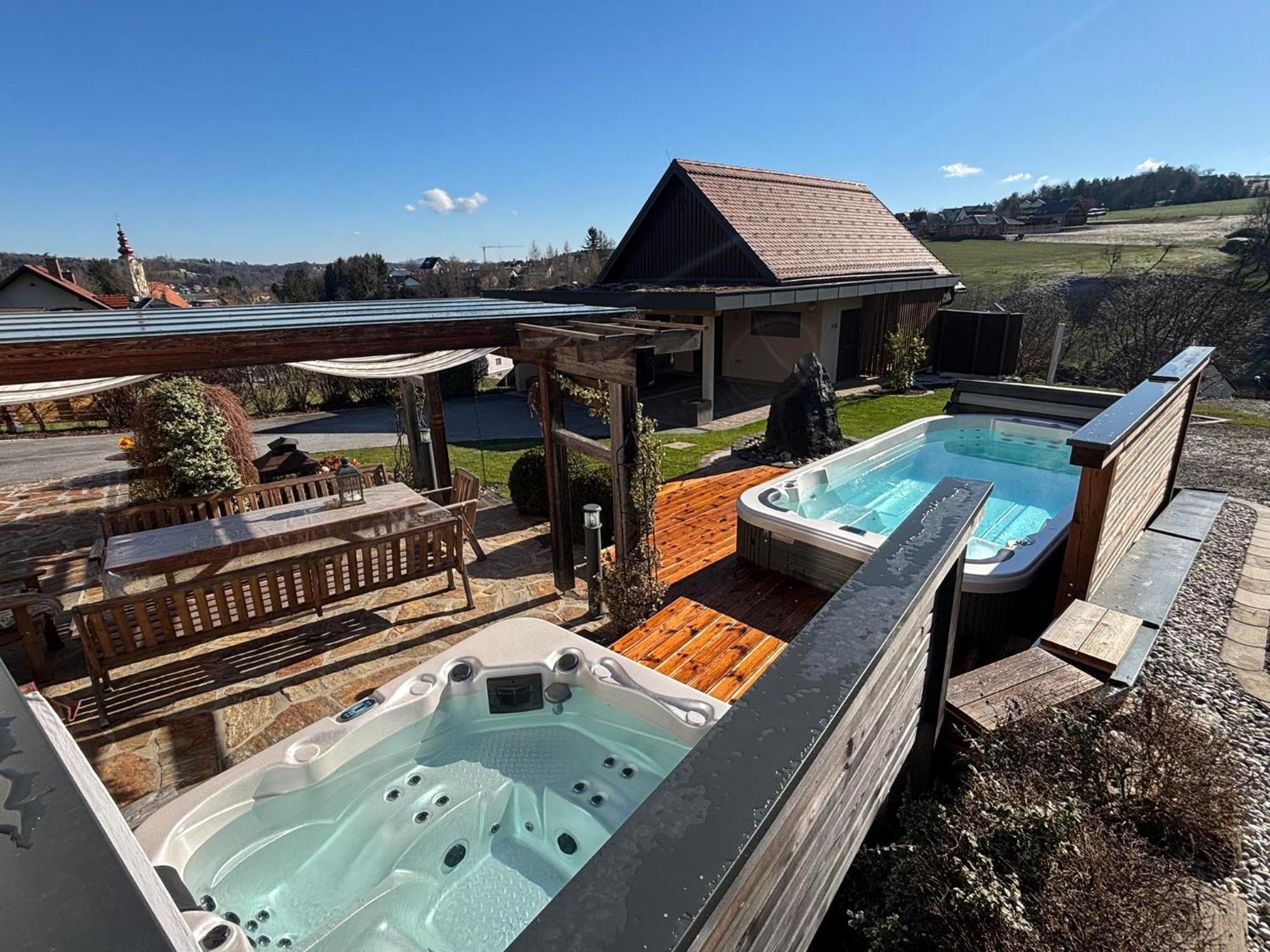 Das "Ferienhaus Eibiswald" Landhaus Refugium Im Schilcherland - Sauna Und Spa Exteriér fotografie